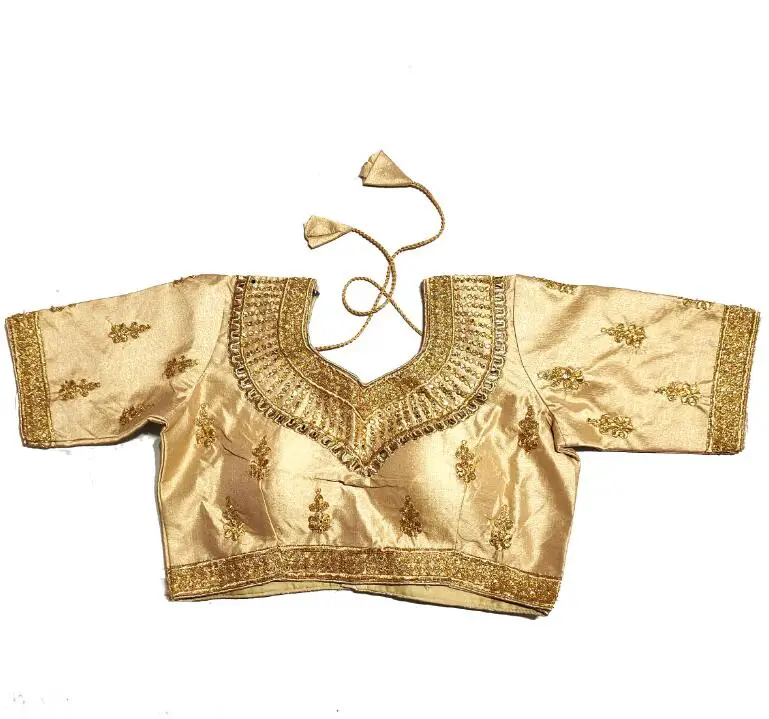 Summer Clothing Pakistan - Top Sari indio tradicional para mujer,