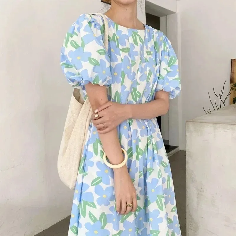 Sundress Midi Floral - Vestidos largos con estampado Floral y