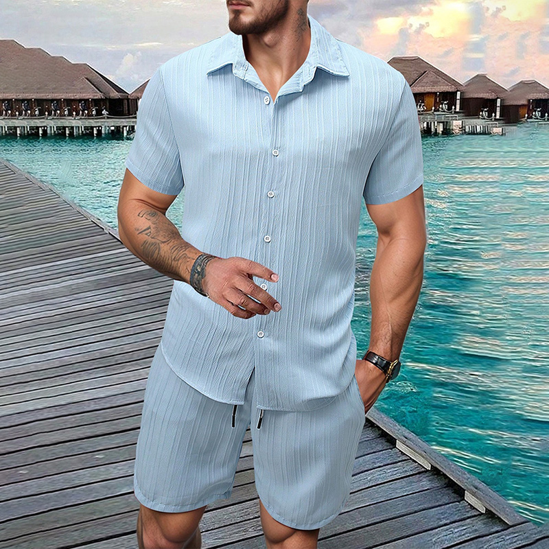 Summer Clothing Outfits - Conjunto de 2 Piezas para Hombre,
