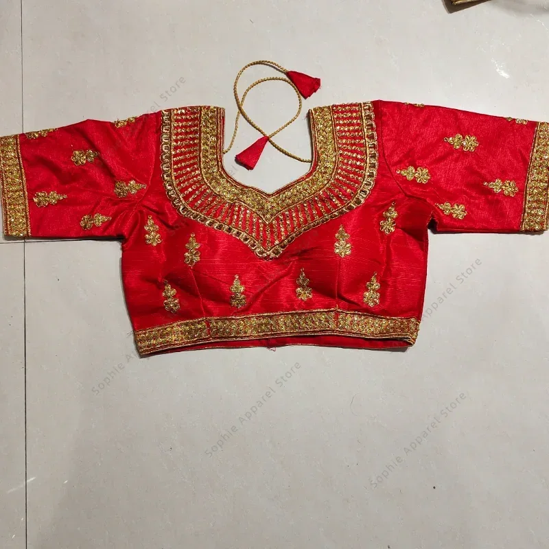Summer Clothing Pakistan - Ropa india tradicional Sari Tops blusa