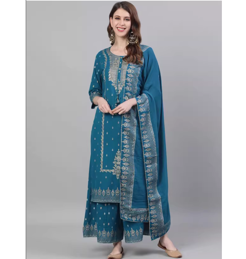 Summer Clothing Pakistan - Conjunto de Tres Piezas de Estilo