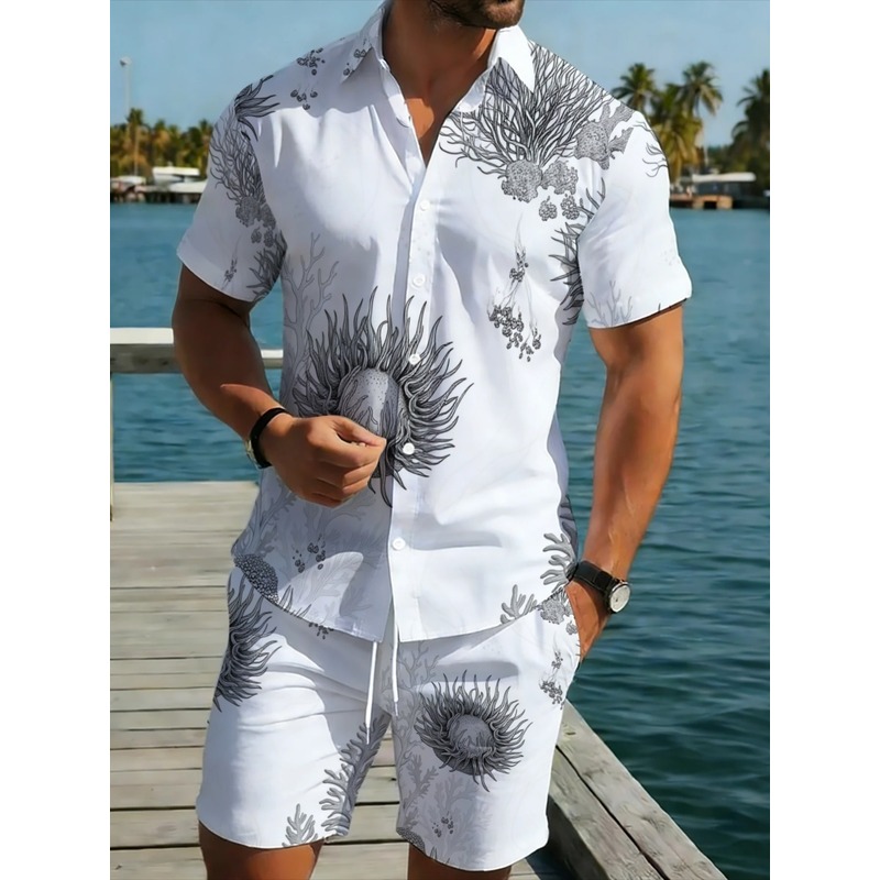 Conjunto de Camisa y Pantalone - Beach Shirt Hawaiian reseña y precio