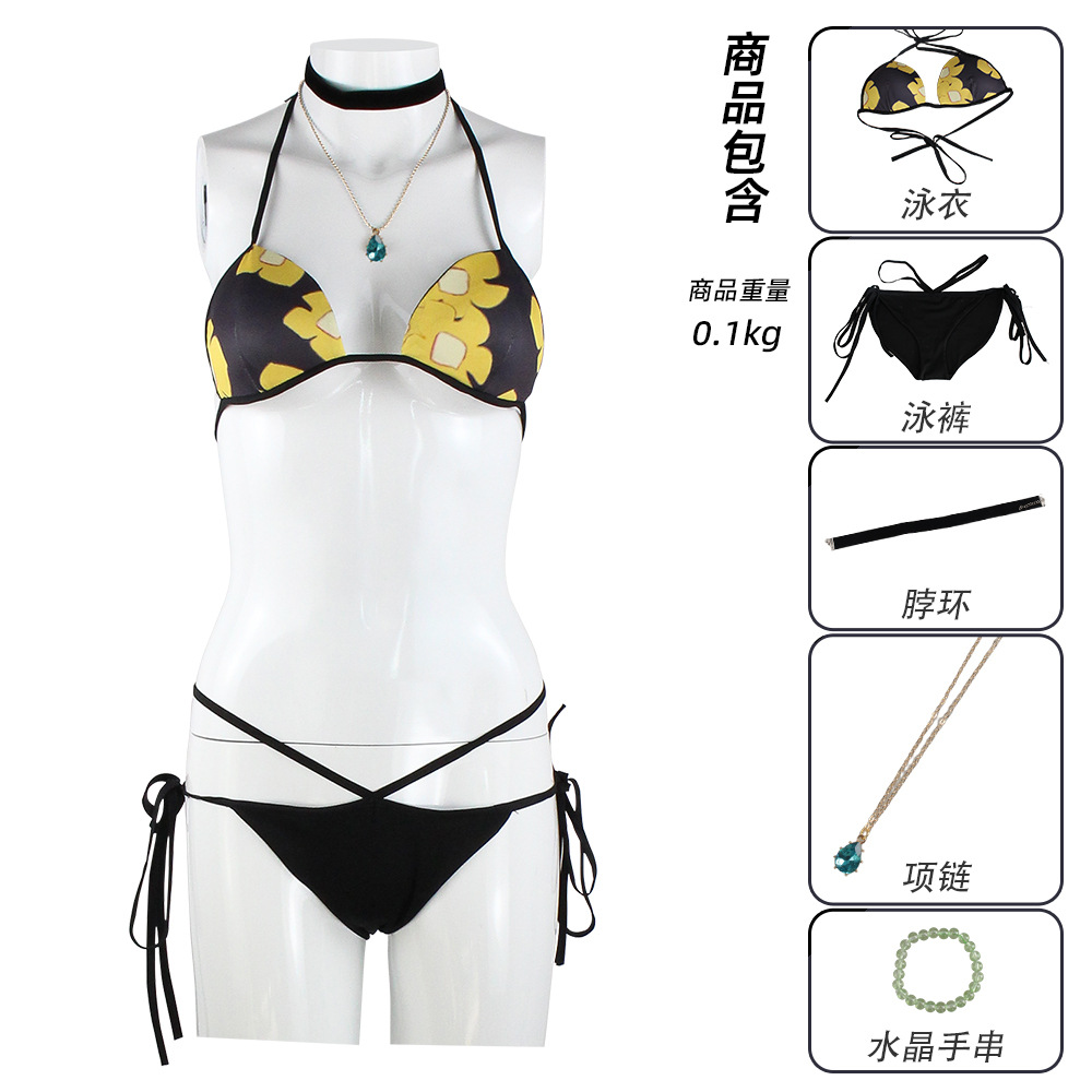 Traje de Baño Bikini Estilo An - Halter Neck Top reseña y precio