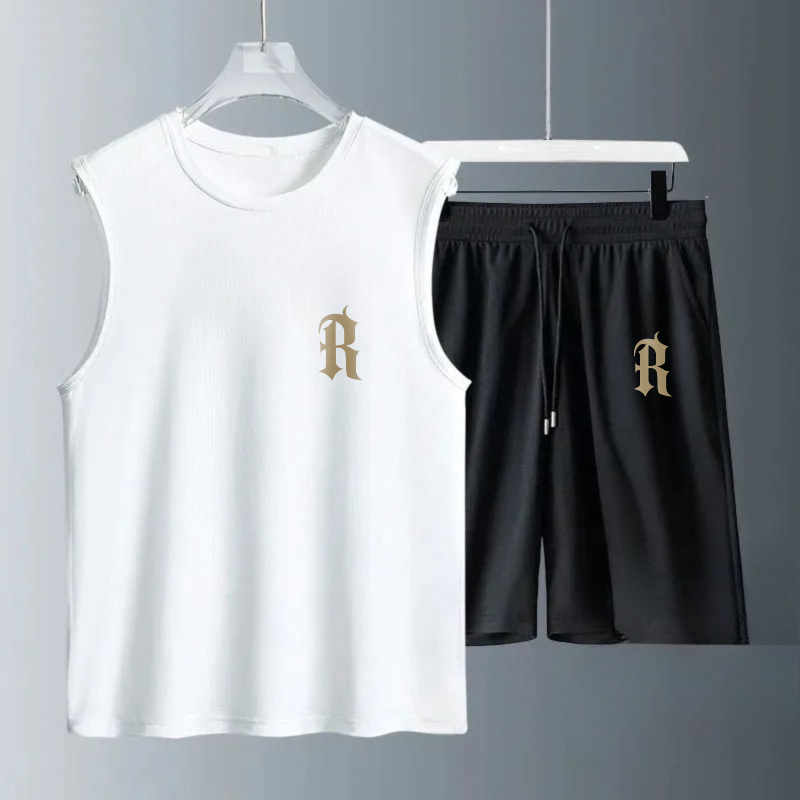Conjuntos de Camisetas sin Man - Summer Clothing Us reseña y precio
