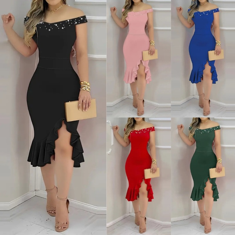 Vestido de verano asimétrico d - Summer Clothing Amazon reseña y precio