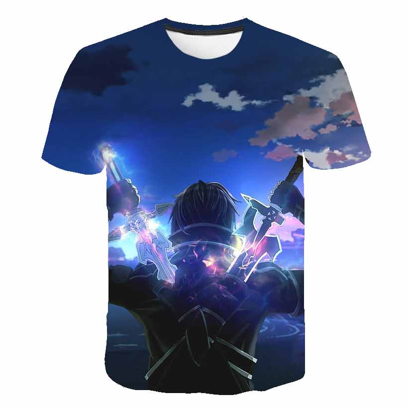 Camiseta con estampado 3D de A - Summer Clothing Online Shopping reseña y precio