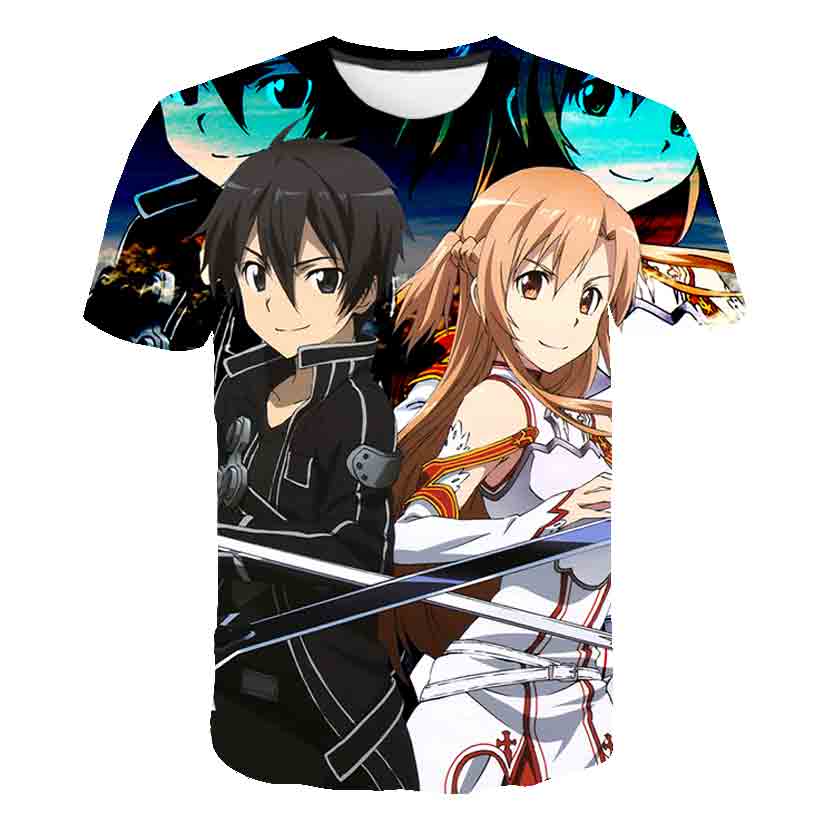 Camiseta con estampado 3D de A - Summer Clothing Online Shopping reseña y precio