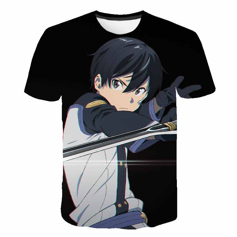 Camiseta con estampado 3D de A - Summer Clothing Online Shopping reseña y precio