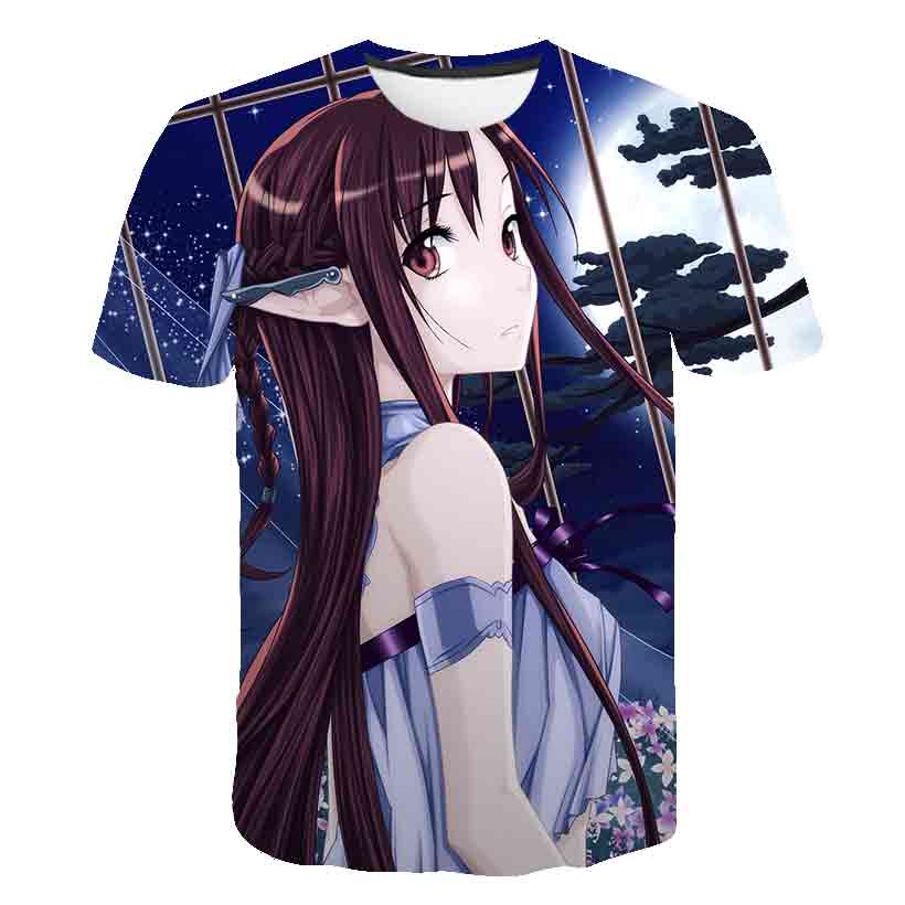 Camiseta con estampado 3D de A - Summer Clothing Online Shopping reseña y precio