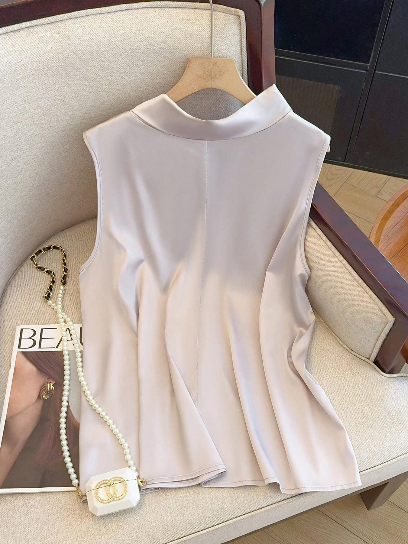 【Tallas grandes】 Top de color  - Summer Clothing Wear reseña y precio