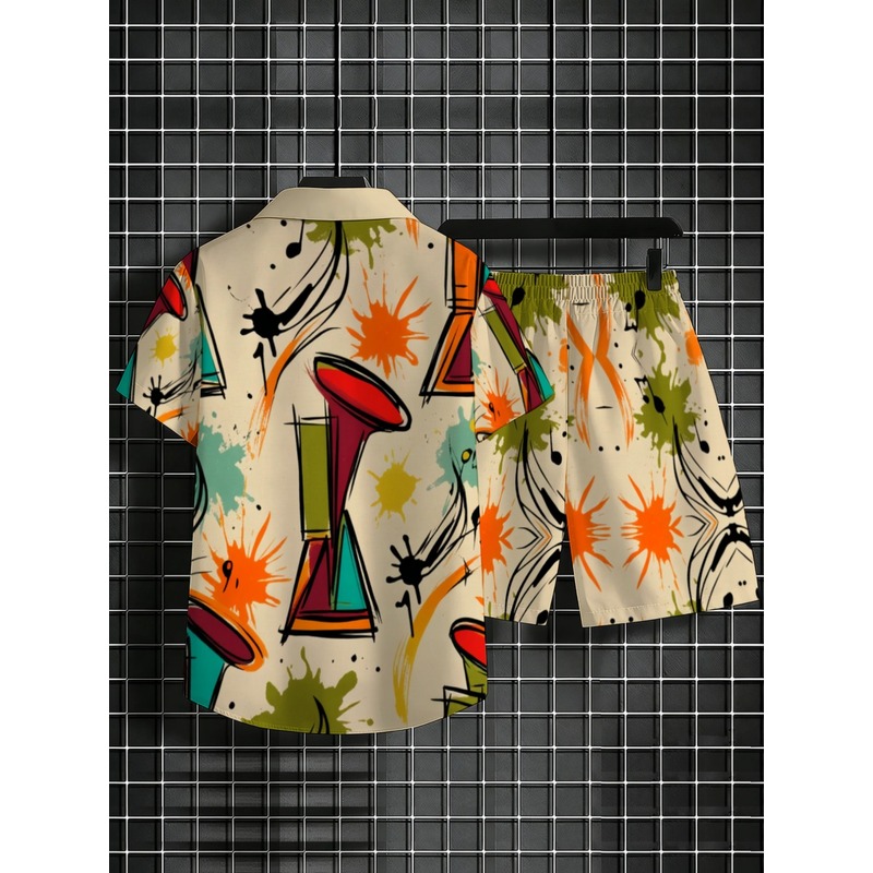 Conjunto de Camisa Hawaiana y  - Beach Shirt Hawaiian reseña y precio
