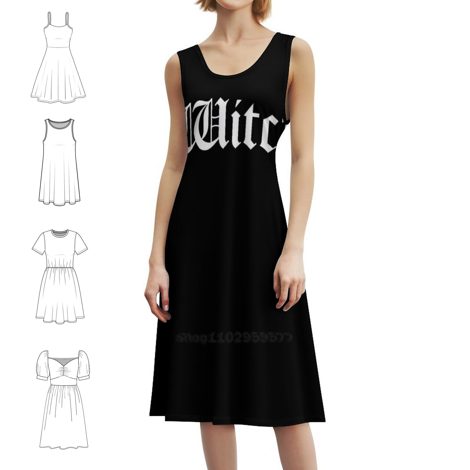 Vestido bohemio de bruja sin m - Summer Clothing For A Beach reseña y precio