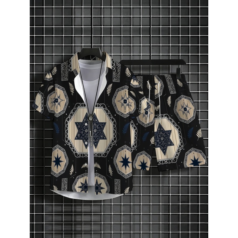 Conjunto de dos piezas de cami - Beach Shirt Hawaiian reseña y precio