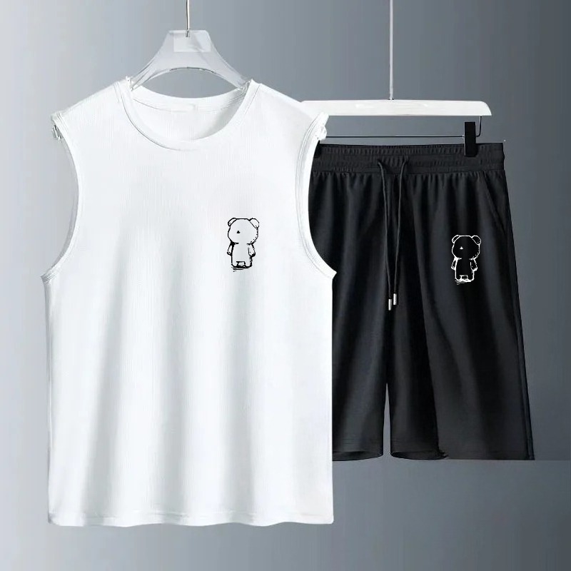 Conjuntos de Camisetas sin Man - Summer Clothing Us reseña y precio