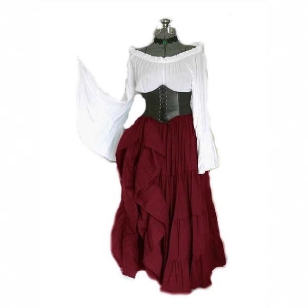 2025 Nuevo vestido de fiesta d - Summer Renaissance Clothing reseña y precio