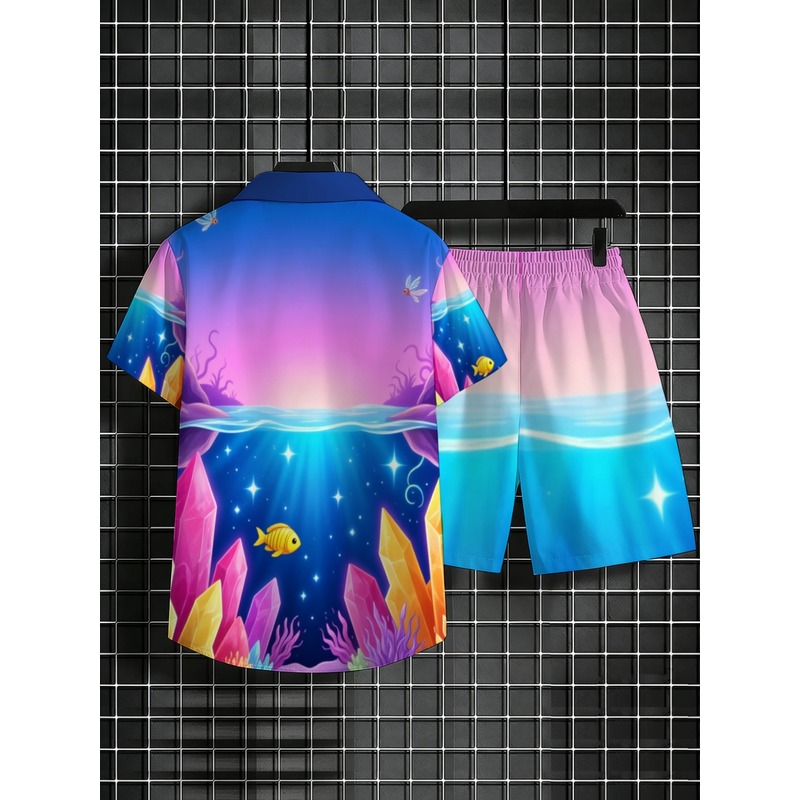 Conjunto de Camisa Hawaiana y  - Beach Shirt Hawaiian reseña y precio