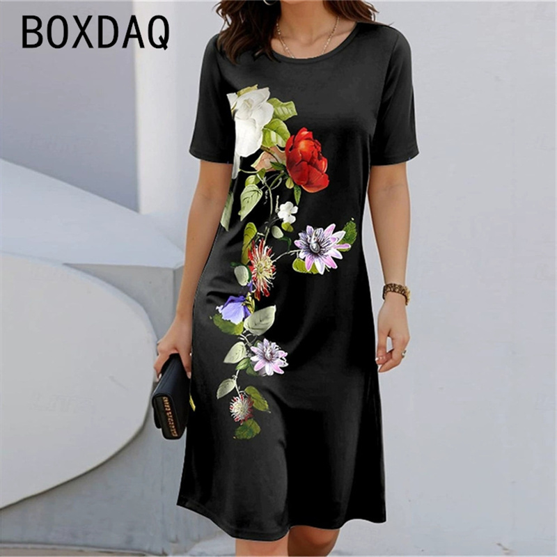 Vestido acampanado Floral de m - Sundress Midi Floral reseña y precio