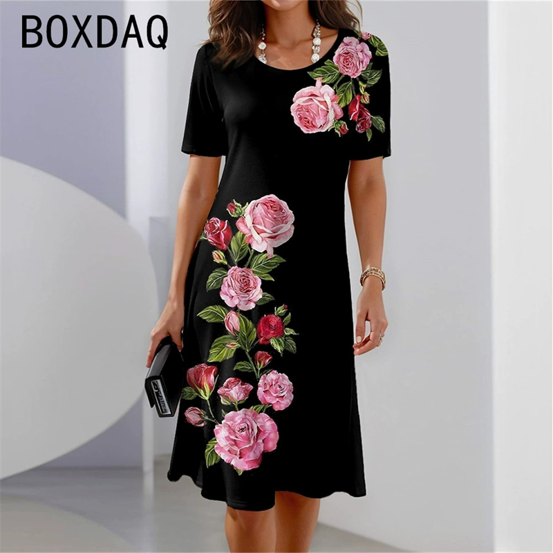 Vestido acampanado Floral de m - Sundress Midi Floral reseña y precio