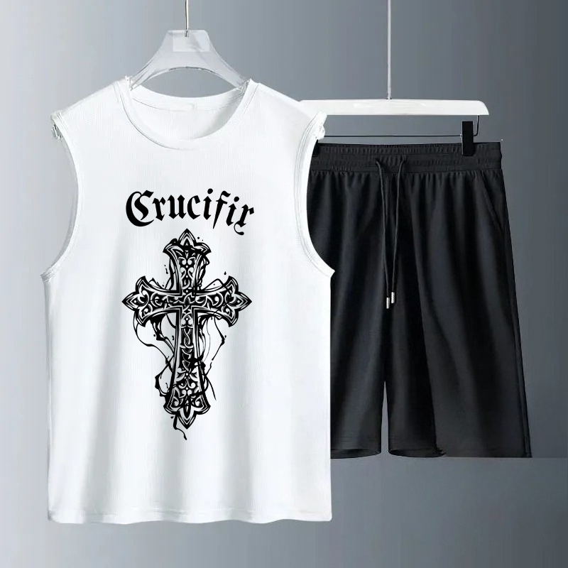 Conjuntos de Camisetas sin Man - Summer Clothing Us reseña y precio