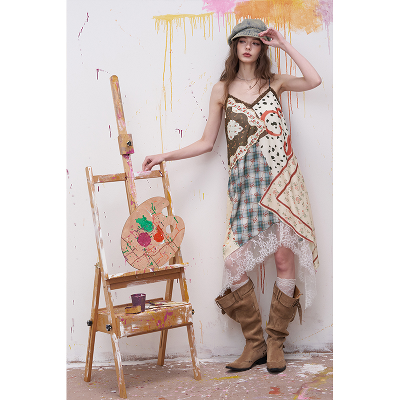 ELFSACK Vestido con estampado  - Sundress Midi Floral reseña y precio