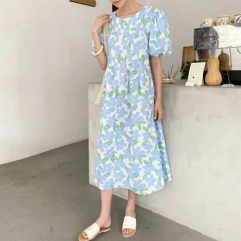 Vestidos largos con estampado  - Sundress Midi Floral reseña y precio