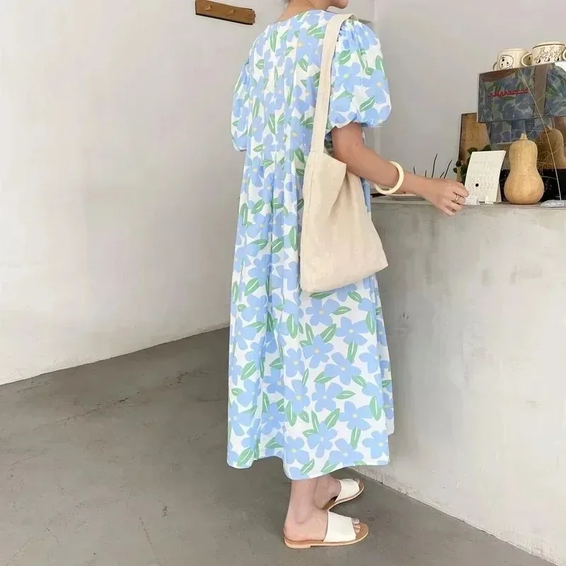 Vestidos largos con estampado  - Sundress Midi Floral reseña y precio