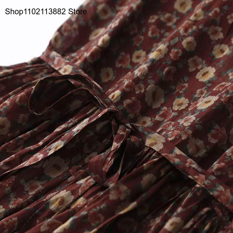 Vestido Midi de hada con cordó - Sundress Midi Floral reseña y precio