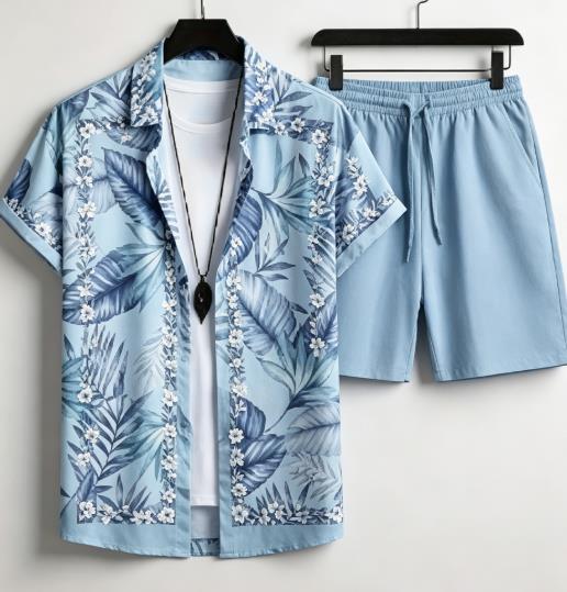 Conjunto coordinado para hombr - Beach Shirt Hawaiian reseña y precio