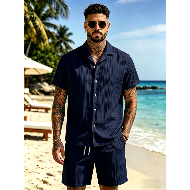 Conjunto de traje informal de  - Summer Clothing For A Beach reseña y precio
