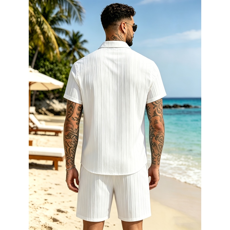 Conjunto de traje informal de  - Summer Clothing For A Beach reseña y precio