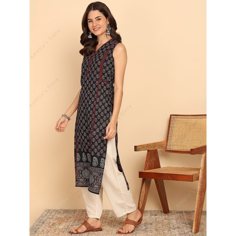 Túnica Kurta de algodón verde  - Summer Clothing Pakistan reseña y precio