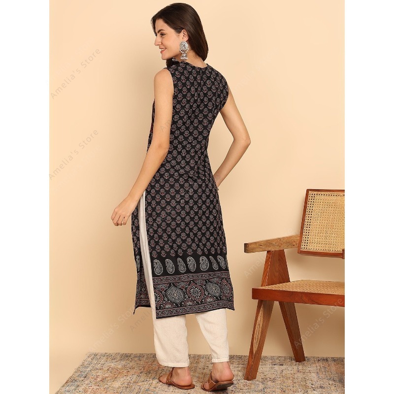 Túnica Kurta de algodón verde  - Summer Clothing Pakistan reseña y precio