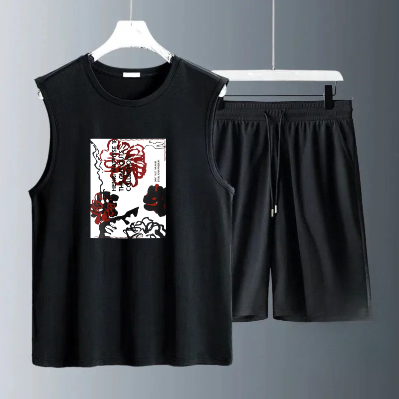 Conjuntos de Camisetas sin Man - Summer Clothing Us reseña y precio