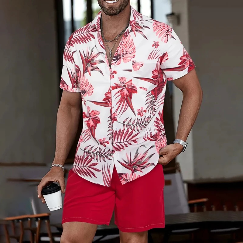 Camisa Hawaiana de Manga Corta - Beach Shirt Hawaiian reseña y precio
