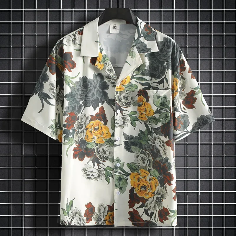 Camisa estampada Camisa de man - Summer Clothing For A Beach reseña y precio