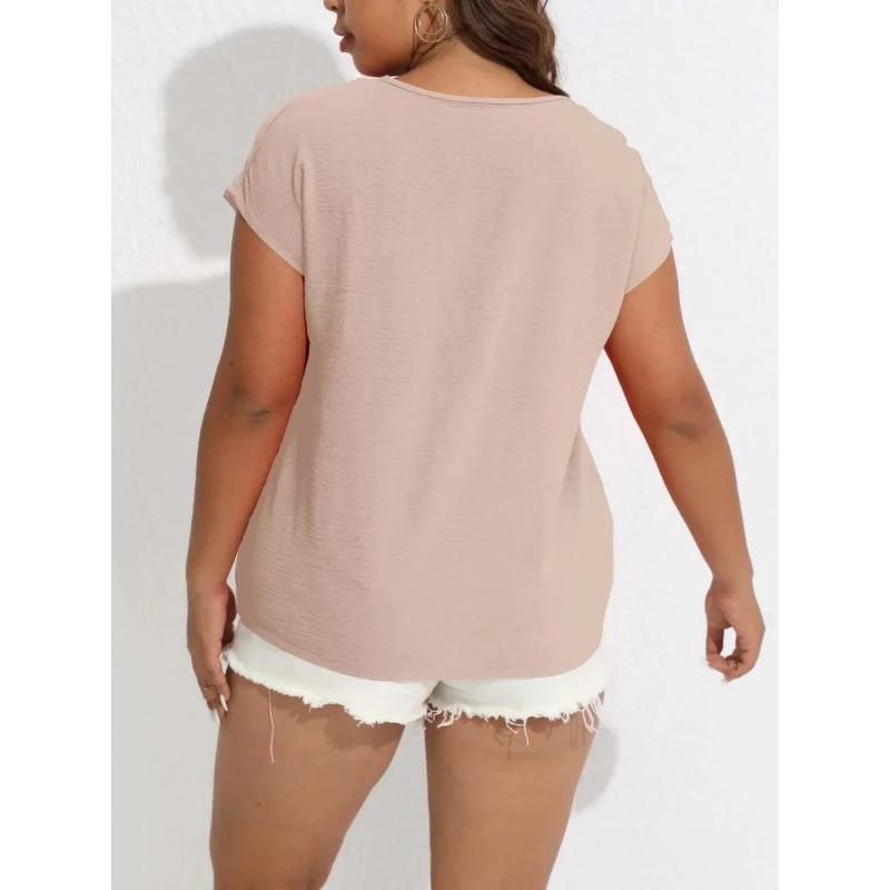 Camiseta informal con cuello e - Summer Upf Clothing reseña y precio
