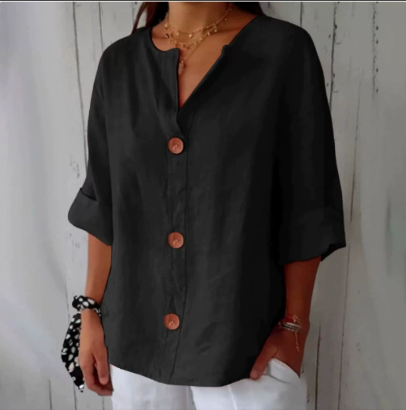 Camisa Holgada de Talla Grande - Summer Clothing For Plus Size Women reseña y precio