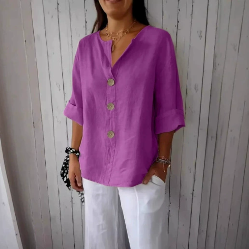 Camisa Holgada de Talla Grande - Summer Clothing For Plus Size Women reseña y precio