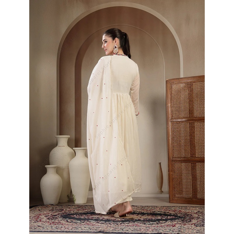 Conjunto de Kurti Anarkali de  - Summer Clothing Pakistan reseña y precio