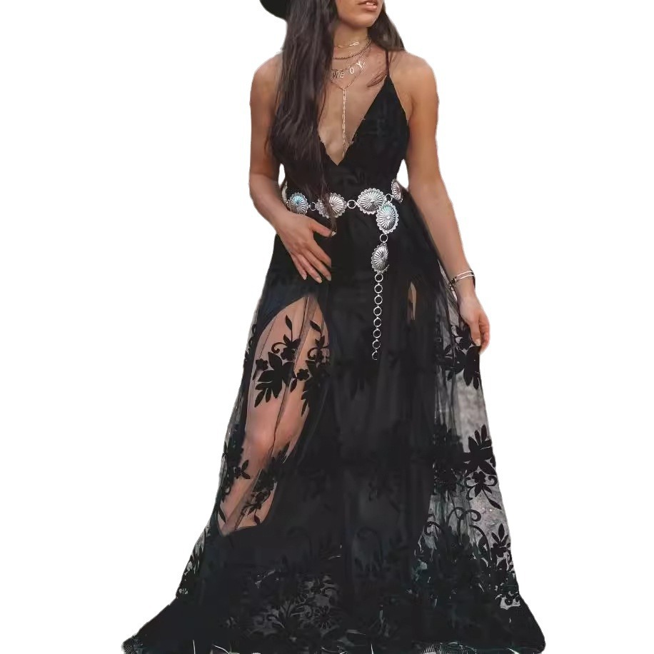 Vestido largo sin mangas con c - Summer Clothing Amazon reseña y precio