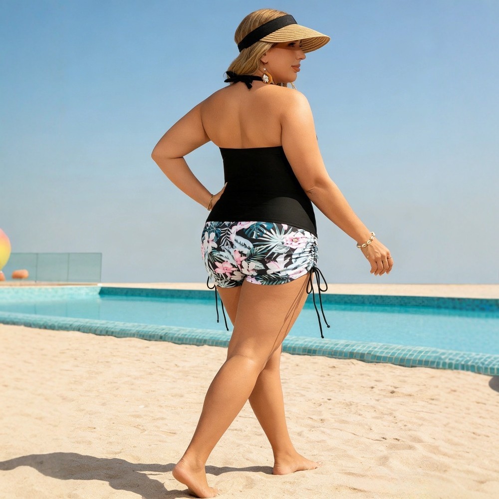 Traje de Baño 2026 Tankini con - Halter Neck Top reseña y precio