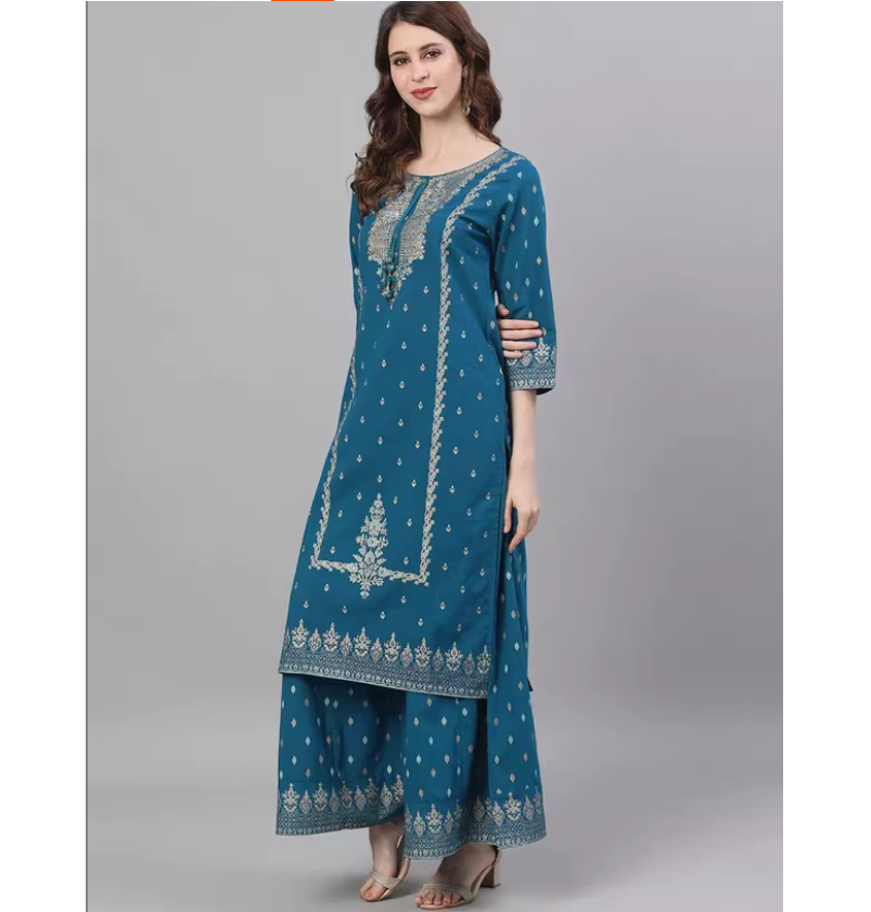 Conjunto de Tres Piezas de Est - Summer Clothing Pakistan reseña y precio